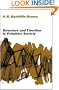 Structure and Function in Primitive Society: Essays and Addresses