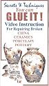 You Can Glue It! - How to Repair Broken Ceramics, China, Porcelain, and  Pottery [VHS]