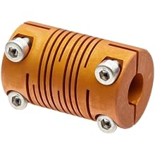 Lovejoy Beam Coupling, ADB Series Double Beam Clamp Style, Aluminum, Complete Coupling