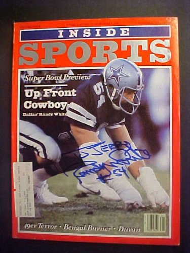 Randy White Dallas Cowboys Autographed January 1982 Inside Sports Magazine