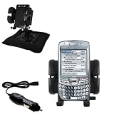 Gomadic for the PalmOne Treo 680 - PalmOne Treo 680 Auto Bean Bag Dash Holder with Car Charger - Uses Gomadic TipExchange