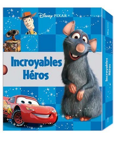 Incroyables héros : Coffret en 5 volumes : Le monde de Nemo ; Cars ; Ratatouille ; Toy Story ; Wall-e