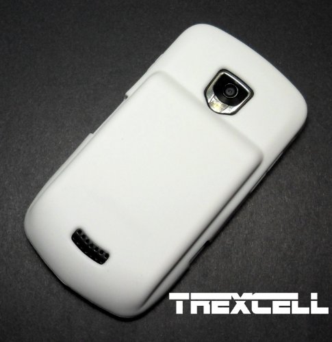 White Verizon Droid Charge Extended Battery Silicone Case (Compatible with Samsung i510 Verizon Droid Charge Only)