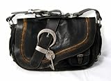 Dior Handbags (Black) Gaucho Leather Shoulder Bag WAC44923