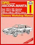 Opel Ascona and Manta 'B' Series 1975...