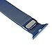 Apple Watch Band 42mm, HuanlongTM Milanese Magnetic Closure Clasp Bracelet Metal Watch Band, Milanese Loop Stainless Steel Mesh Replacement Wrist Band Strap for Apple Watch Sport Edition (42mm Blue)