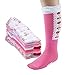 Deer Mum 8 Pairs Girl’s Princess Style Knee High Socks (Pack 8)-multicolor1 (M(7Y-12Y))
