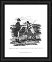 Prints of The king rewarding the industrious haymaker near Weymouth, 1820. from Heritage-Images