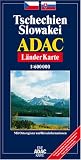 ADAC Karte, Tschechien, Slowakei: Mit Ortsregister. Mit Reiseinformationen - 