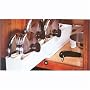Cabinet Organizer - Sliding Lid Rack (White) (3.5"h x 3.25"w x 22"d)