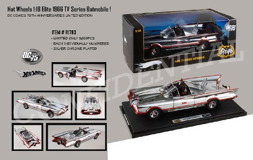 1966 TV Series Batmobile Elite Edition Chrome 1/18 1 of 3000 Made