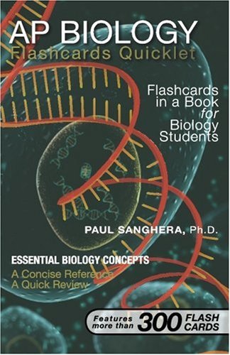 AP Biology Flashcard Quicklet: Flashcards in a Book for Biology Students