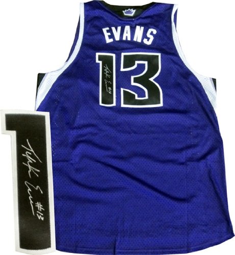 Tyreke Evans Autographed/Hand Signed Sacramento Kings Purple Jersey