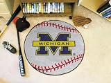 Michigan Wolverines Baseballl Floor Rug Mat