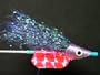 NEW FLIES Nuclee-r Holographic & Glow in Dark Pearlescent Croc-Hide Sinking Head Tube & Trolling Boogie Fly #126