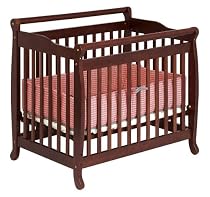 Da Vinci Emily 3-in-1 Convertible Mini Crib in Coffee