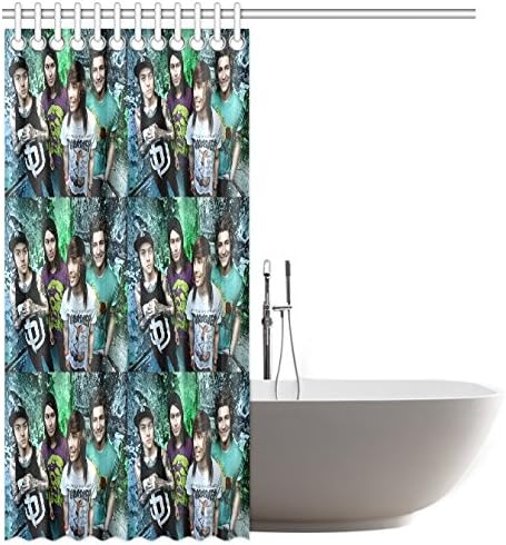MOXUR Pierce The Veil Shower Curtain 60"x72" - Waterproof Polyester Fabric