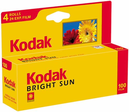 Kodak Gold 100 Speed 24 Exposure 35mm Film (4 Pack)