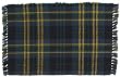 Durable Hand Woven 100% Cotton Blue Plaid Placemat 12x18 Inches Set / 6