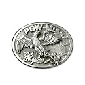 POW Prisoner of War Pewter Belt Buckle