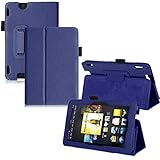Meily(TM) Leather Folio Stand Cover Case For Amazon Kindle Fire HD 7 Inch