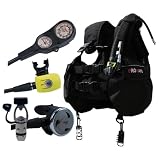 Scuba Dive BC Octopus Regulator Gauge PROMATE Diving Gear Package