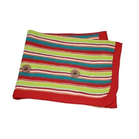 Lollipop Lane Herbs Garden Knitted Blanket Pram