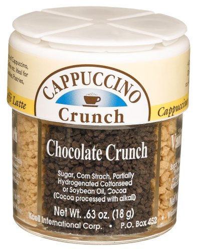 Dean Jacobs 4 Cappuccino Crunch, Regular, 2.16-Ounce Jars (Pack of 4) by Dean Jacobs