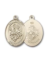 12K Gold-Filled St. George Marines Medal