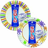 Solo 6 7/8 Heavy Duty Paper Plates, 48-Count Packages (Pack of 12)