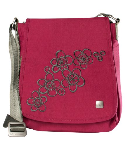 Haiku Cherry Blossom To Go Bag (Raspberry, 11 x 10.5 x 4 Inch)