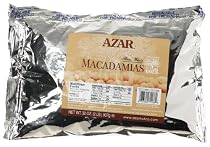 Azar Nut Company Macadamia Nuts, Whole Raw, 32-Ounce Resealable Bag