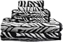 Divatex Home Fashions 6-Piece Jacquard Towel Set, Zebra