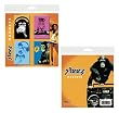 Steez Urban Graffiti Art 2x3 Inch Button Fridge Magnets (Set of 4 Large Magnetic Buttons)
