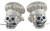 Cook Free or Die Cufflinks, Sterling Silver, handcrafted