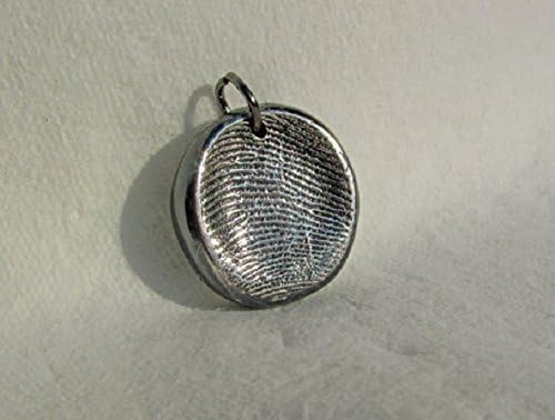 Silver Fingerprint Pendant