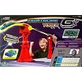 Road Champs GX Racers Tightrope Terror Playset in Red - with Exclusive GX Racer Car (Fire Line), Line Walker Gyro, 2 Tracks, Track Connector, 2 Tightrope Tower, 2 Tightrope Base and 1 Rip Cord