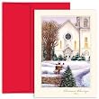 Christmas Morning Service Religious Christmas Cards -