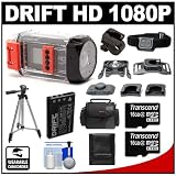 Discount Price Drift Innovation HD 1080p Digital Video Action Camera Camcorder with HD Waterproof Case + (2) 16GB Cards + Handlebar Bike Mount + Battery + Case + Tripod + Accessory Kit