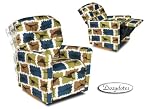 Dinosaur 7 Button Child Rocker Recliner Chair