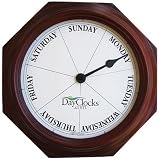 DayClocks Inc. Classic Mahogany DayClock