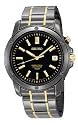 Seiko Men's Perpetual Calendar Black Ion Watch #SNQ045
