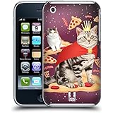 Head Case Designs American And Exotic Shorthair Pizza Trip Realistic Cats in Artificial Space Protective Snap-on Hard Back Case Cover for Apple iPhone 6 4.7