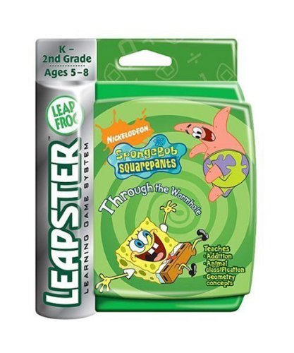 Childrens Toyshop  Toys : LeapFrog Leapster® Educational Game: SpongeBob SquarePants Through the Wormhole