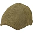 Men's Light Summer Curve Duck Bill Houndstooth Ivy Cabbie Hat Cap Brown 56cm S/M