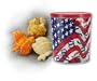 3.5 Gallon Buttery Cheddar Cheese Popcorn Tin - Flags & Streamers