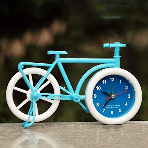 MKFMart Cute Bicycle Alarm Clock (Blue)