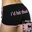 CHIODOS - I'd Hit That - Black Track Shorts