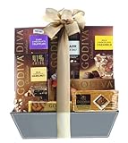 Wine.com Connoisseur Gift Basket Containing Godiva Chocolate