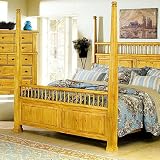 American Farmhouse High Poster King Footboard (Beeswax Irish Pine)